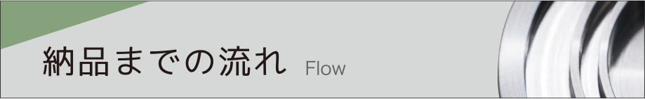 納品までの流れ